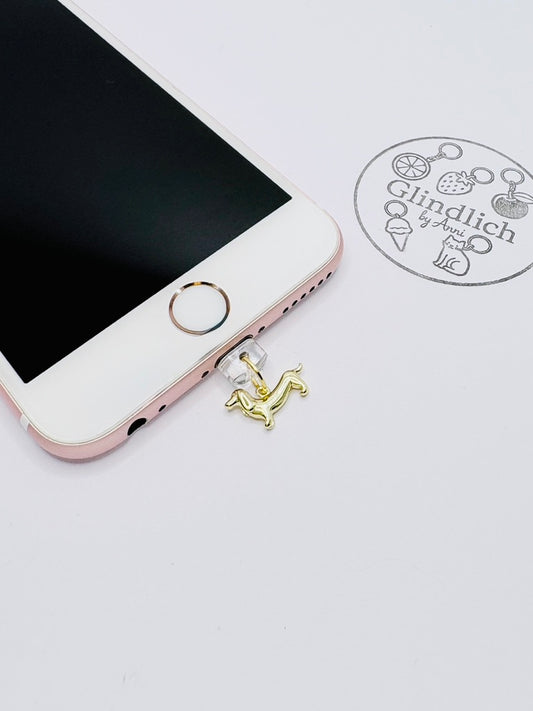 Goldener und silbener Dackel. Glücksmoment für Dackelliebhaber.