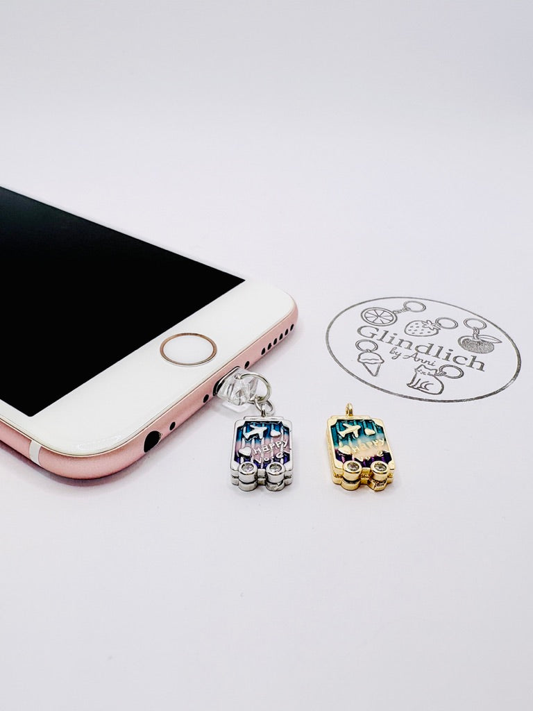 Reisekoffer Mini Charm. Travel Vibes für dein Smartphone.