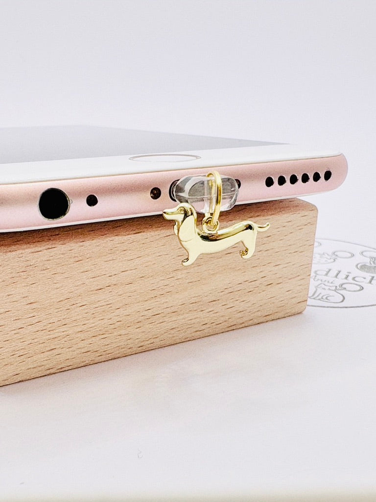 Dackel Mini Charm. Tierliebe im Miniformat fürs Smartphone.