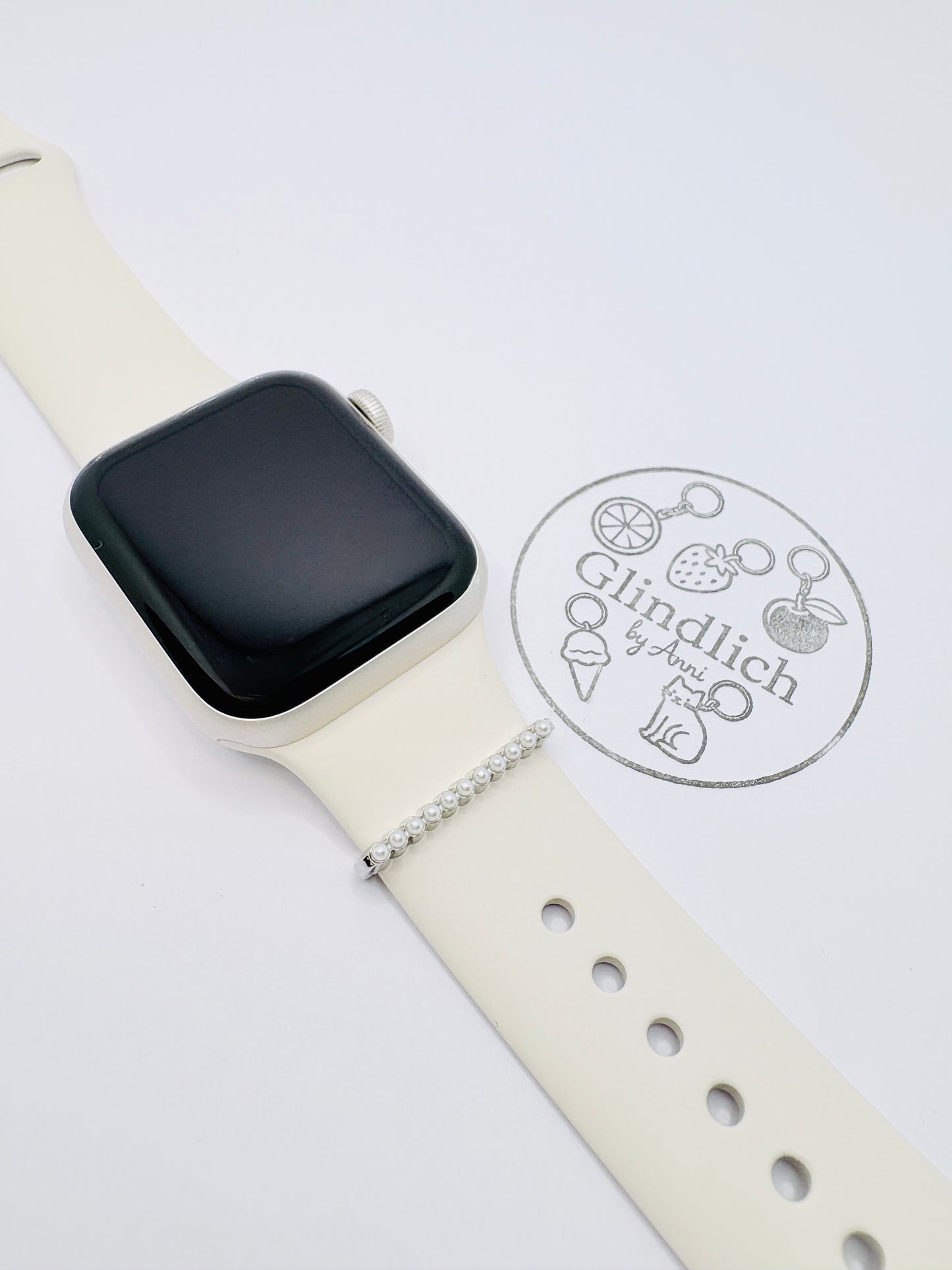 Smartwatch Charm „Perlig“ in Gold, Roségold oder Silber. Dein Glanzmoment fürs Handgelenk!