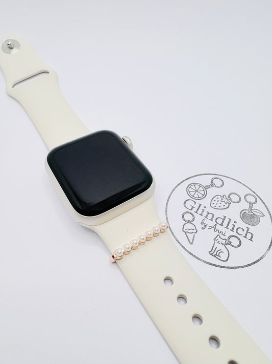 Smartwatch Charm „Perlen“ in Gold, Roségold oder Silber. Dein Glanzmoment fürs Handgelenk!