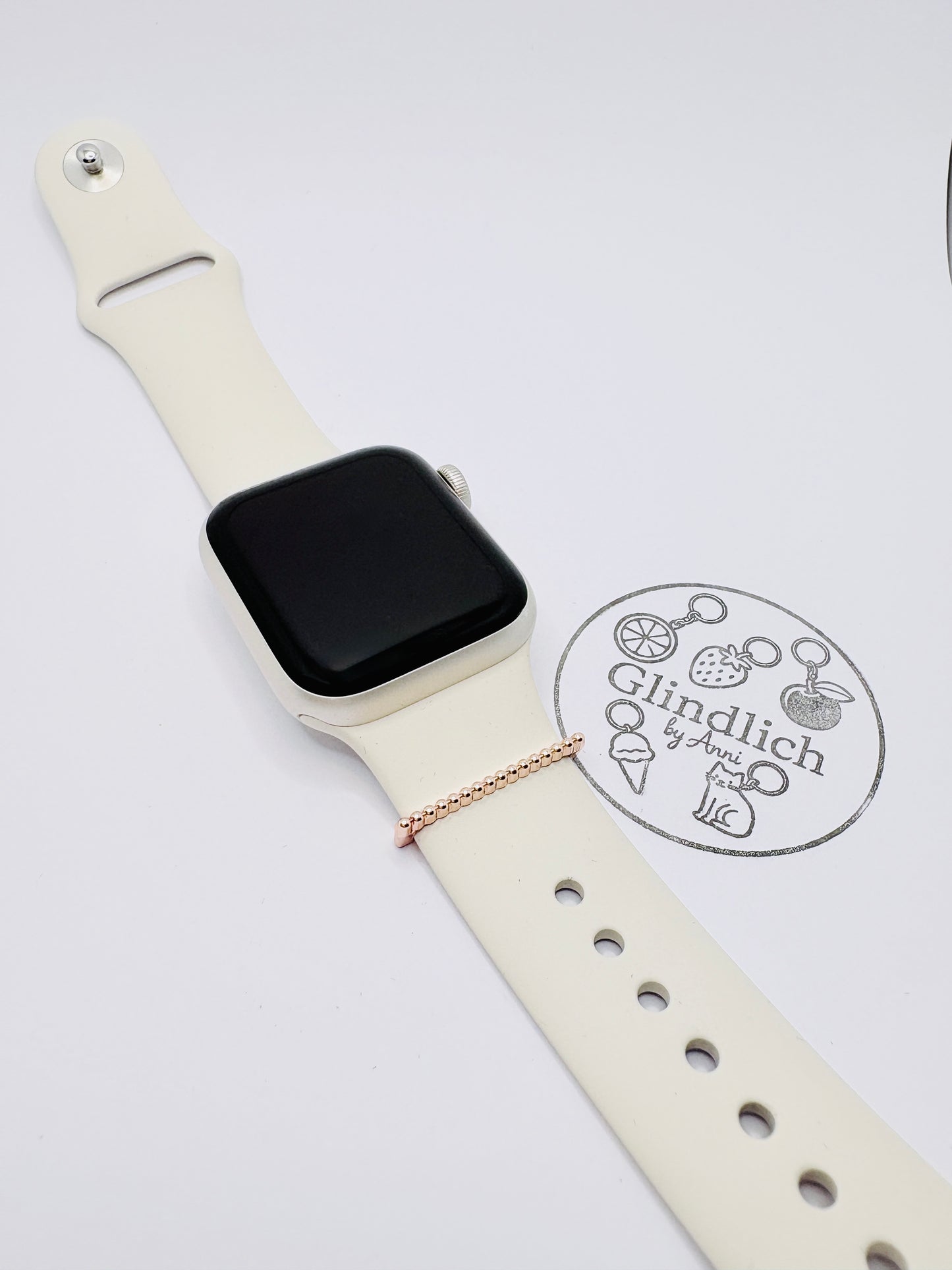 Smartwatch Charm „Pins“ in Gold, Roségold oder Silber. Dein Glanzmoment fürs Handgelenk!