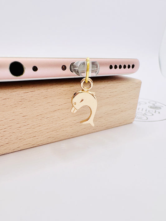 Goldener Delphin Accessoire. Dein Sommerlicher Glücksbringer.