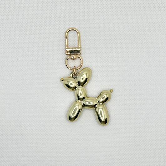 Ballonhund Schlüsselanhänger Bunt. Lustiges Accessoire für Tasche, Schlüssel oder Kopfhörer