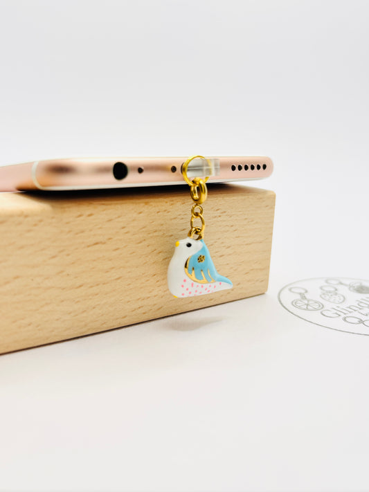 Vogel Charm im verspielten Design. Charm Anhänger für Naturmomente