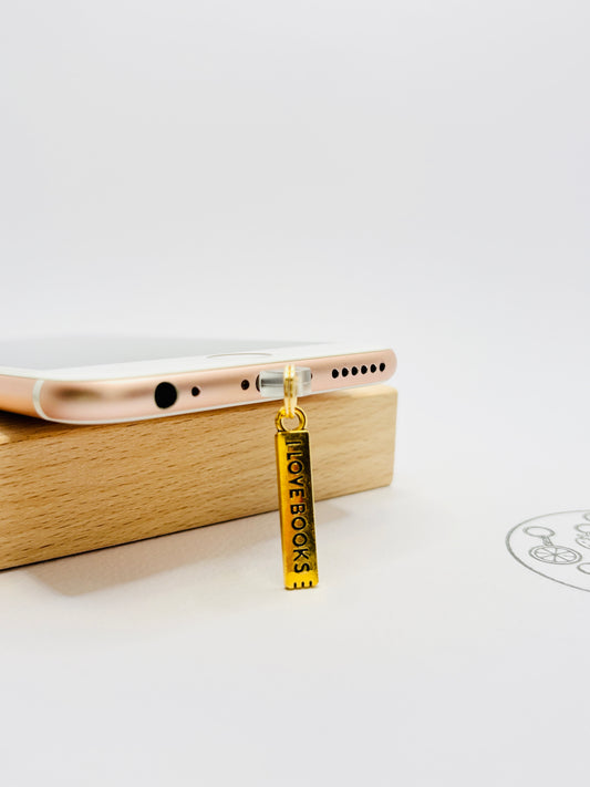 Booklovers Mini Charm. Für alle, die Bücher mehr lieben als alles andere.