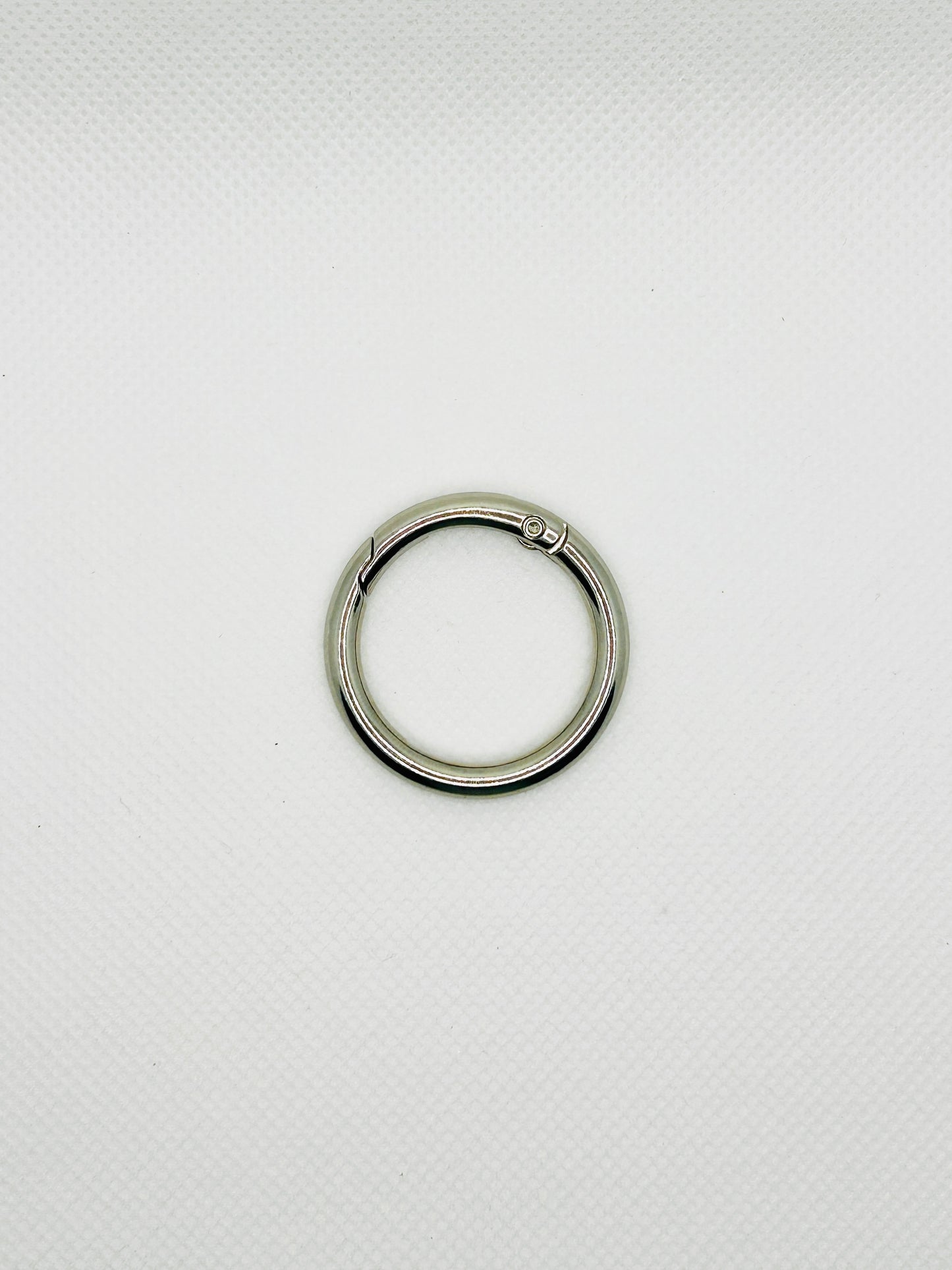 Metall Karabinerring 3cm. Schlüsselring für Taschenanhänger. Schmuckzubehör in Gold & Silber