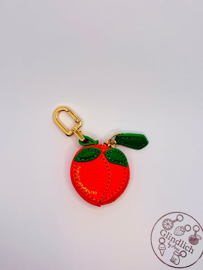 Fruchtige Mini Geldbörsen für Tasche und Schlüsselanhänger. Echtleder Optik. AirTag Tasche