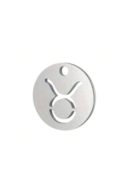 Sternzeichen Mini Charm 3D in Silber. Charm Anhänger mit astrologischem Symbol