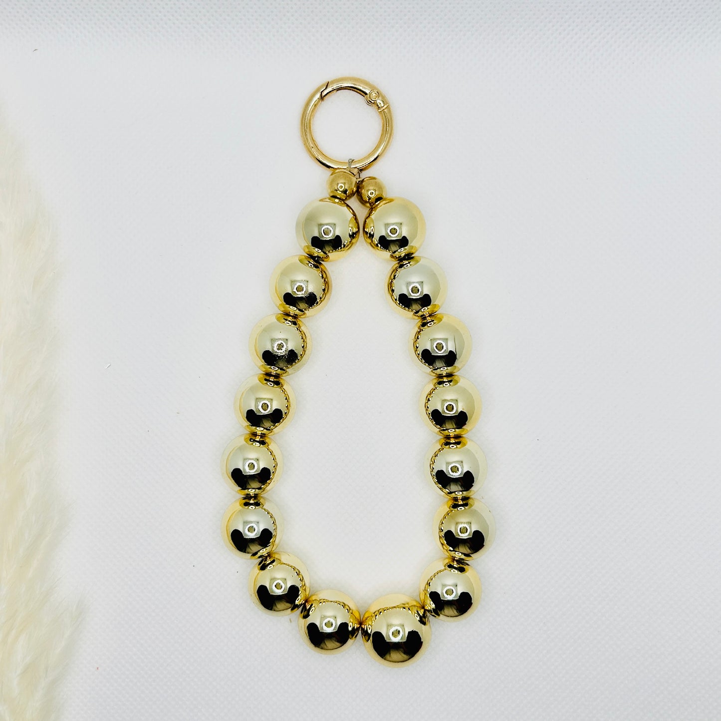 Perlenband Handykette Schlüsselanhänger Taschenanhänger. Charm für Smartphone, Bag & more