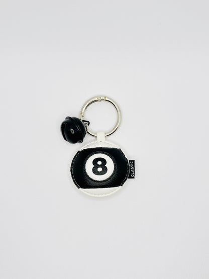 Sportball Bag Charm von GLINDLICHbyAnni aus Kunstleder mit Karabiner und Glöckchen