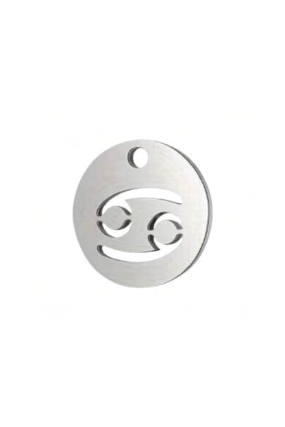 Sternzeichen Mini Charm 3D in Silber. Charm Anhänger mit astrologischem Symbol