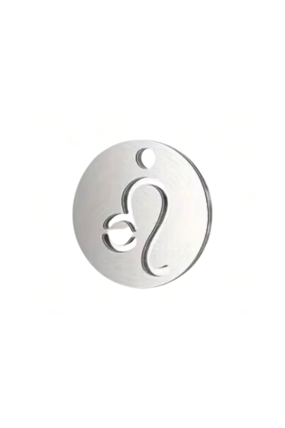 Sternzeichen Mini Charm 3D in Silber. Charm Anhänger mit astrologischem Symbol