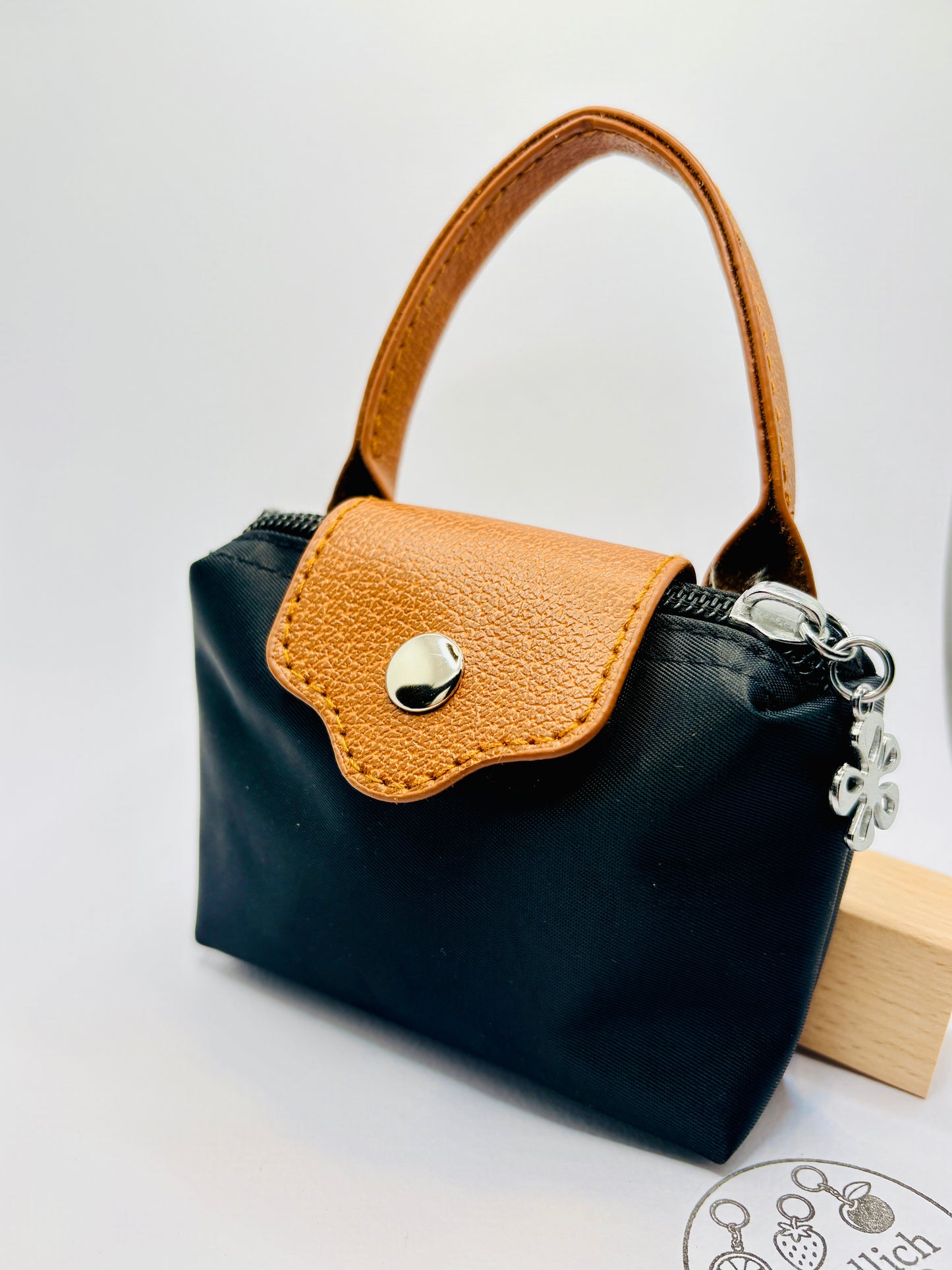 Mini Bag in schwarz braun