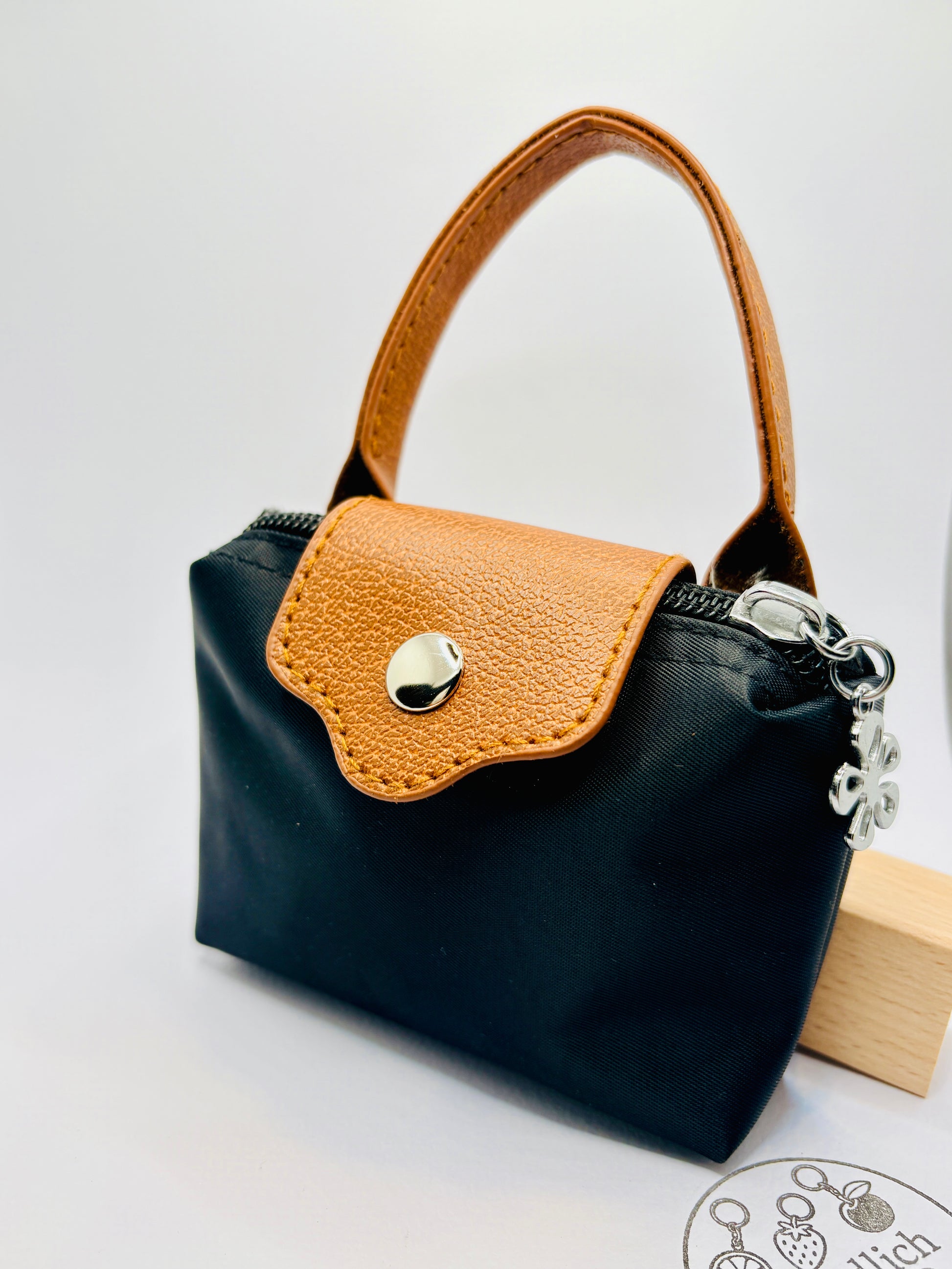 Mini Bag in schwarz braun