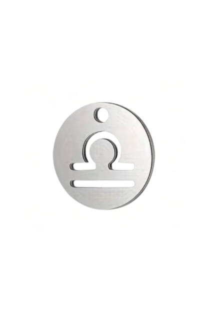 Sternzeichen Mini Charm 3D in Silber. Charm Anhänger mit astrologischem Symbol