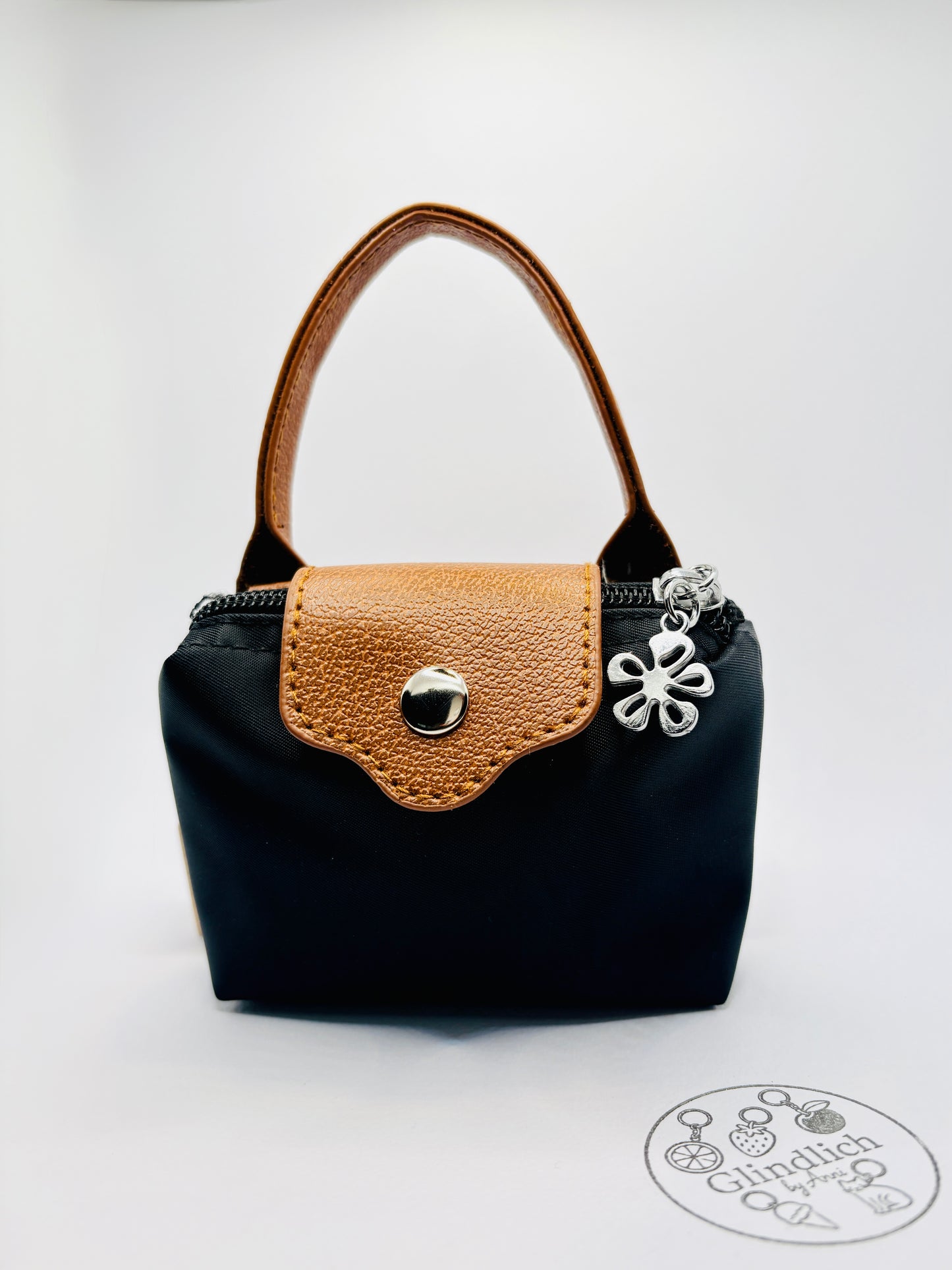 Mini Bag in schwarz braun