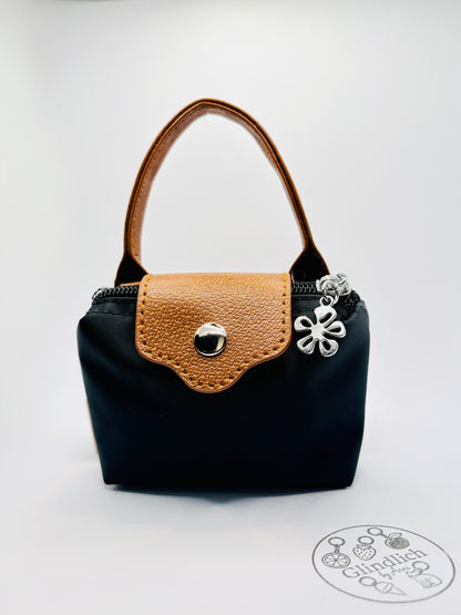 Mini Bag in schwarz braun
