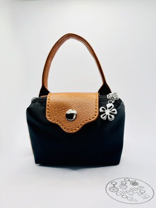 Mini Bag in schwarz braun