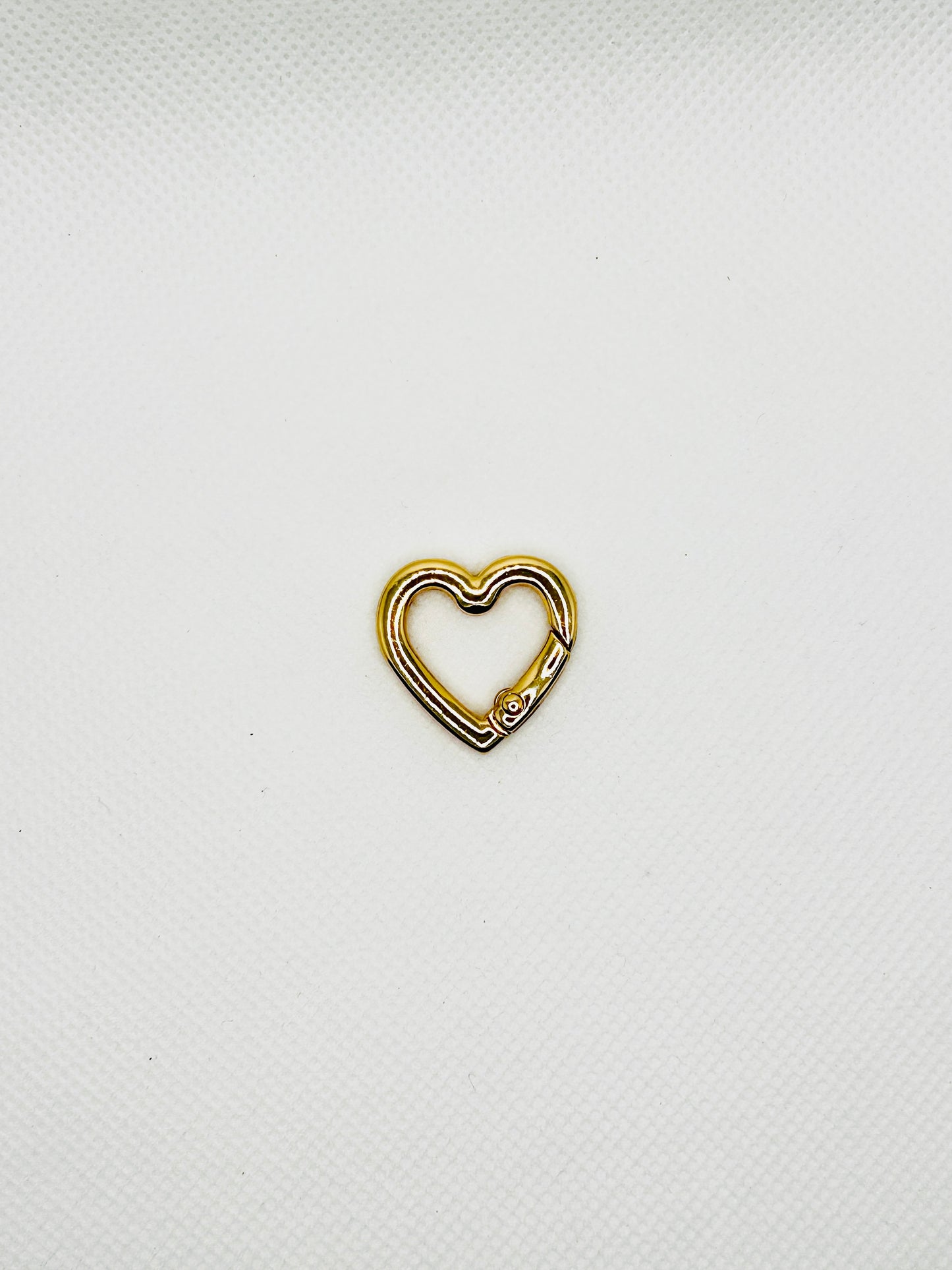 Herz Karabiner Gold oder Silber. Schlüsselanhänger Zubehör Taschenanhänger Schmuck DIY