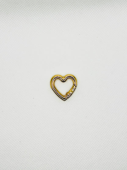 Herz Karabiner Gold oder Silber. Schlüsselanhänger Zubehör Taschenanhänger Schmuck DIY