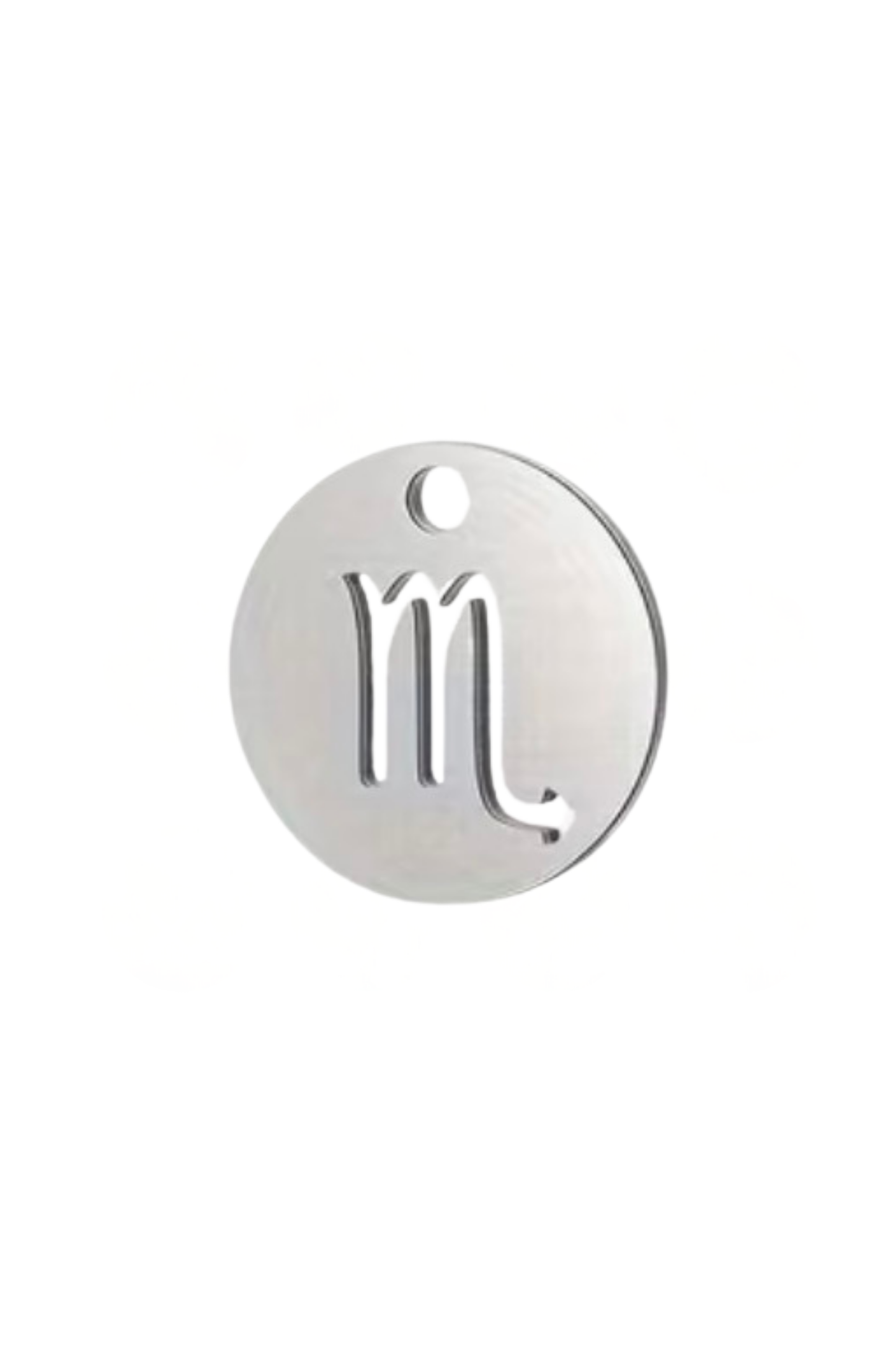 Sternzeichen Mini Charm 3D in Silber. Charm Anhänger mit astrologischem Symbol