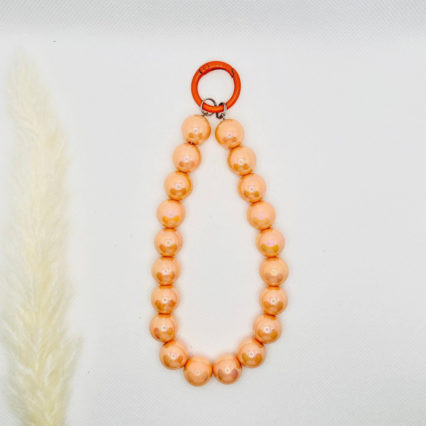 Perlenband Handykette Schlüsselanhänger Taschenanhänger. Charm für Smartphone, Bag & more