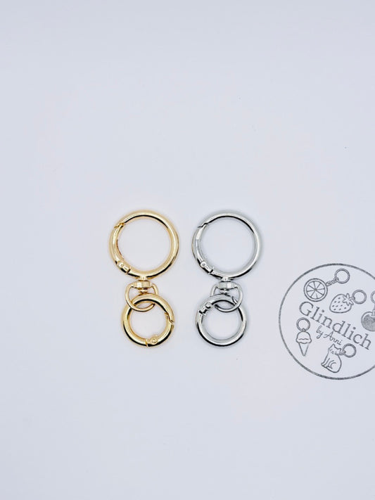 Runder Karabiner-Clip mit Ring