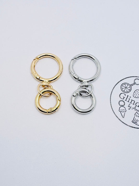 Runder Karabiner-Clip mit Ring