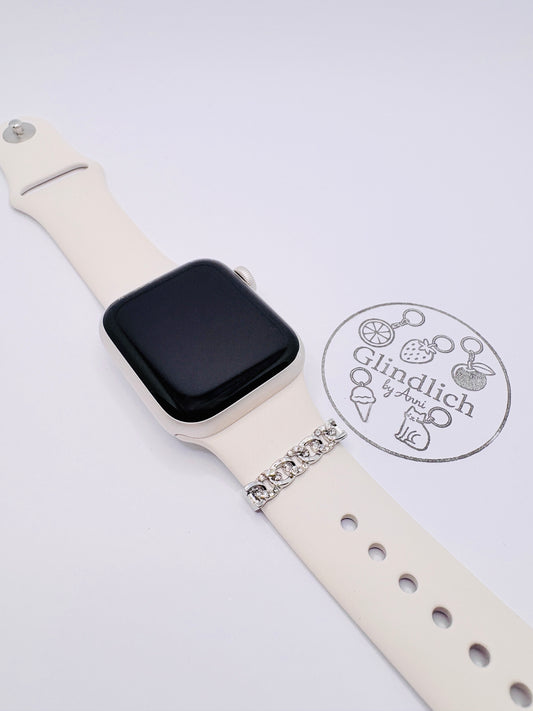 Smartwatch Charm „Kette“ in Gold oder Silber. Dein Glanzmoment fürs Handgelenk!