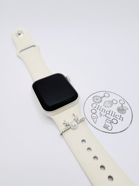 Smartwatch Charm „Elch“ in Roségold oder Silber. Dein Glanzmoment fürs Handgelenk!