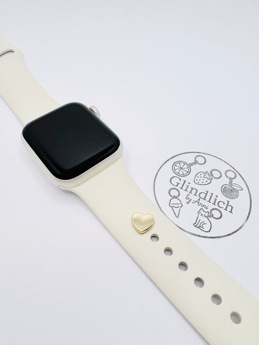 Smartwatch Charm „Herz“ in Gold, Roségold oder Silber. Dein Glanzmoment fürs Handgelenk!