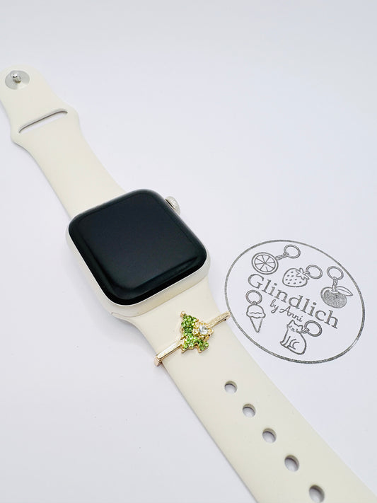 Smartwatch Charm „Tannenbaum“ in Gold, Roségold oder Silber. Dein Glanzmoment fürs Handgelenk!
