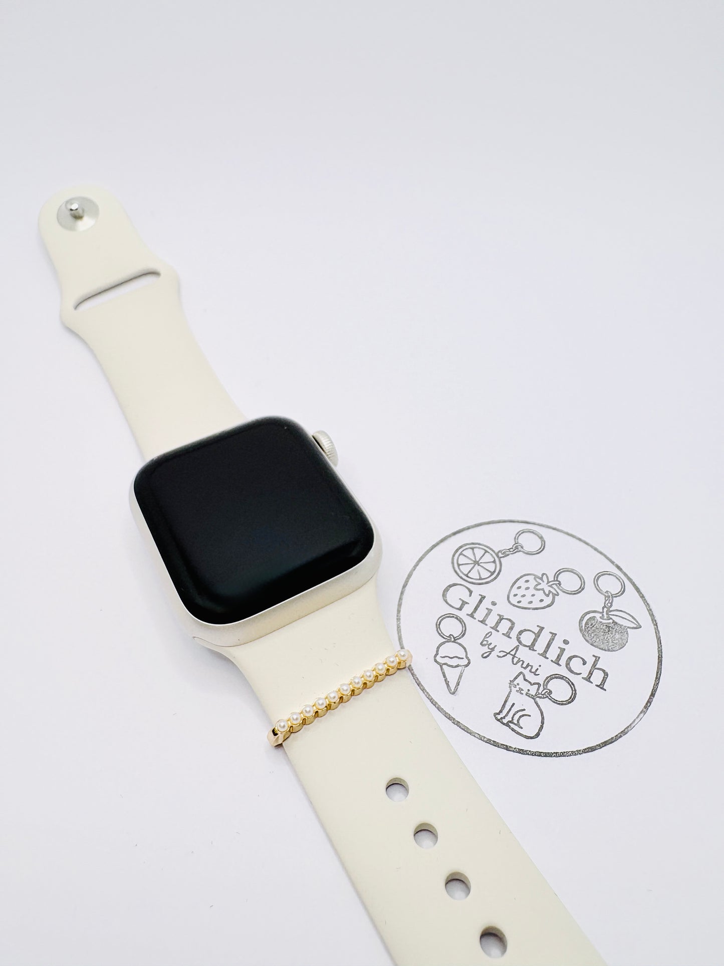 Smartwatch Charm „Perlig“ in Gold, Roségold oder Silber. Dein Glanzmoment fürs Handgelenk!