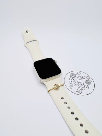 Smartwatch Charm „Rund“ in Gold, Roségold oder Silber. Dein Glanzmoment fürs Handgelenk!