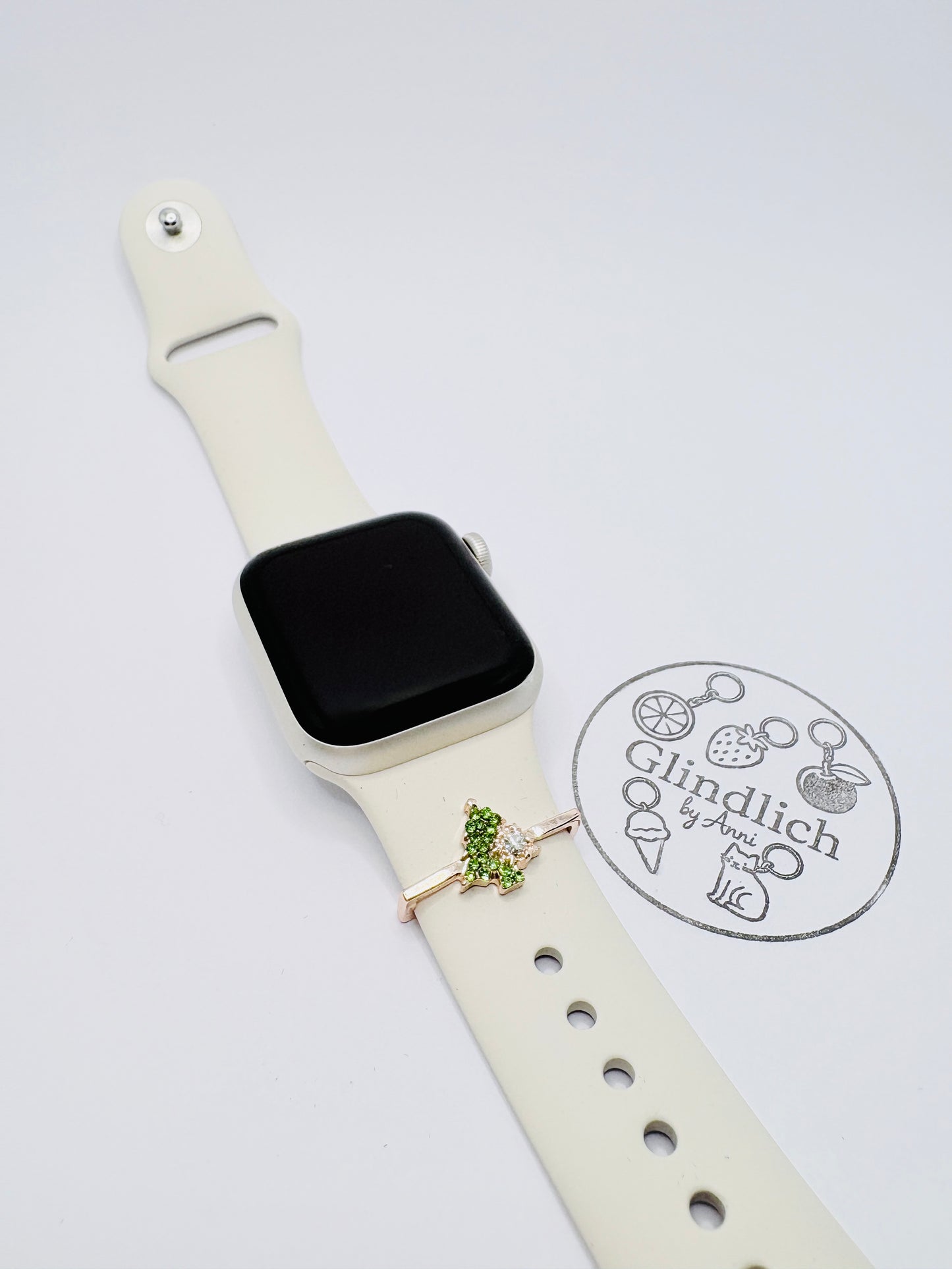 Smartwatch Charm „Tannenbaum“ in Gold, Roségold oder Silber. Dein Glanzmoment fürs Handgelenk!