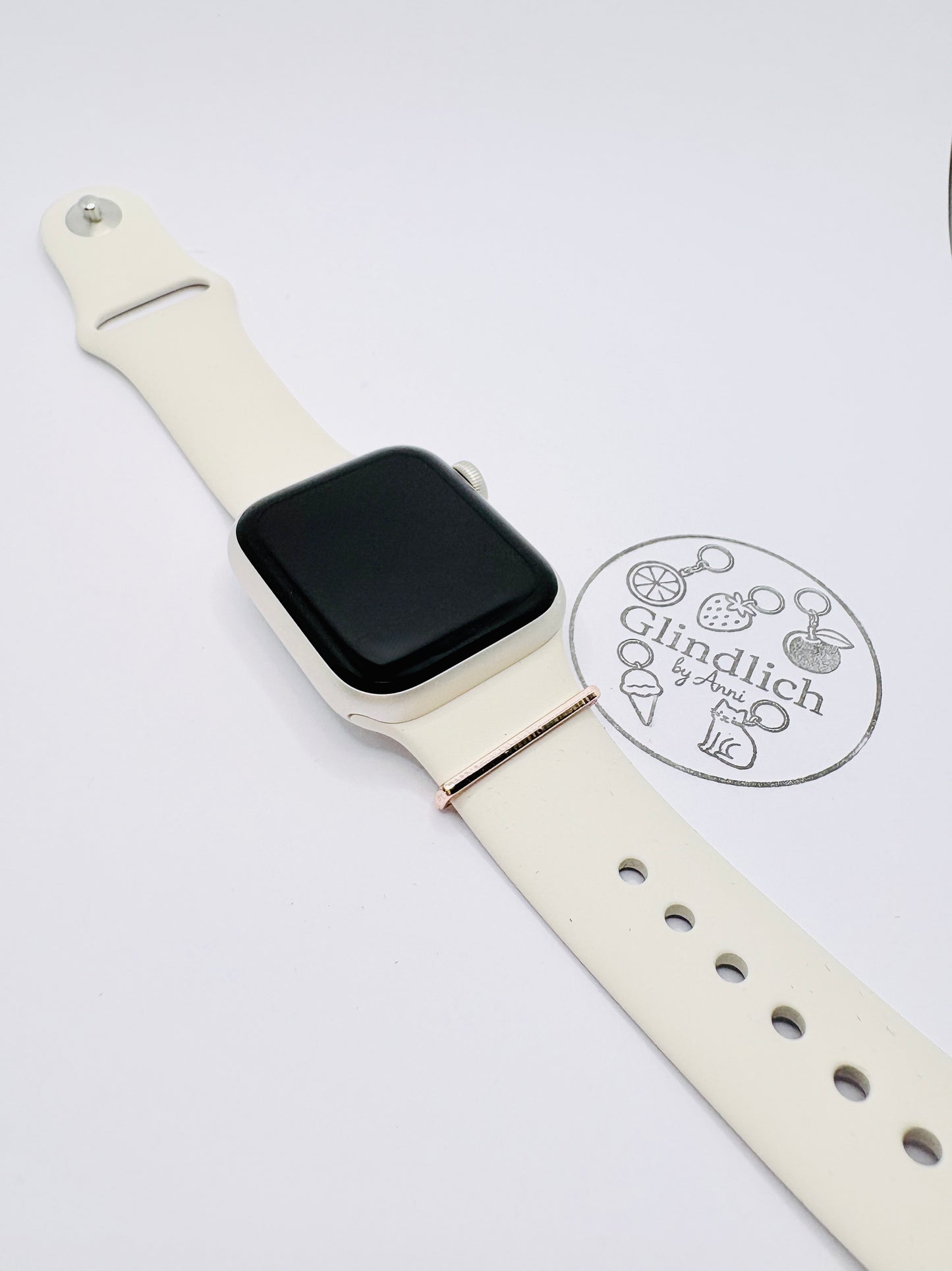 Smartwatch Charm „Minimal“ in Gold, Roségold oder Silber. Dein Glanzmoment fürs Handgelenk!