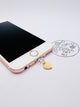 Zartes Herz Mini Charm. Sanfte Liebe fürs Smartphone.