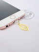 Blatt Mini Charm. Elegante Natürlichkeit fürs Smartphone.
