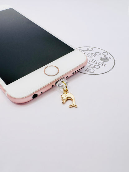 Goldener Delphin Accessoire. Dein Sommerlicher Glücksbringer.