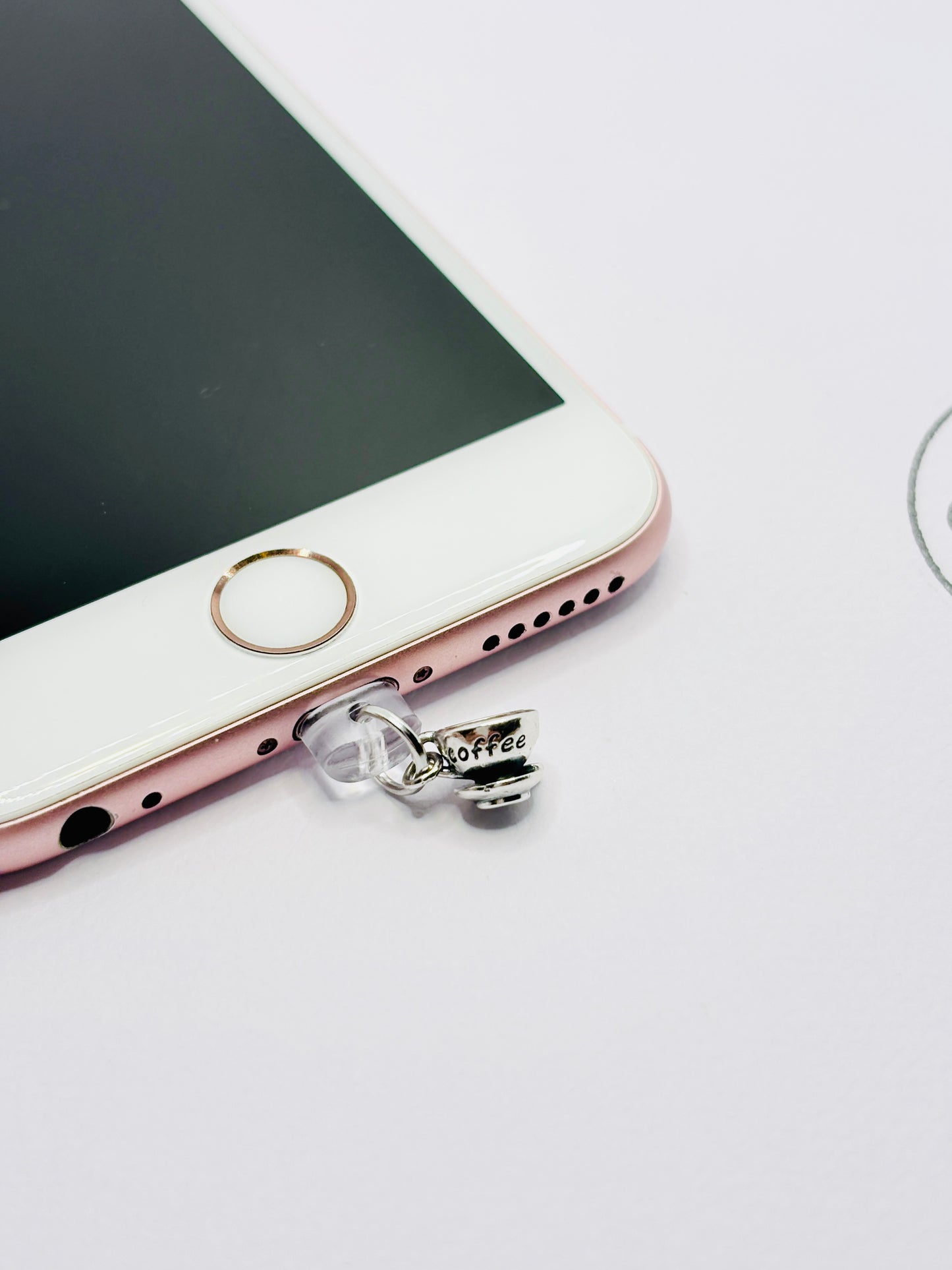 Mini Charm Kaffeetasse. Charm Anhänger für Coffee Lovers