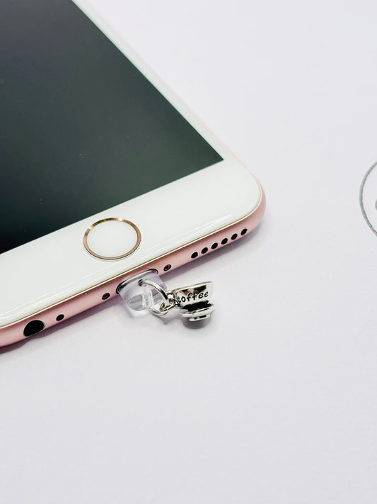 Mini Charm Kaffeetasse. Charm Anhänger für Coffee Lovers