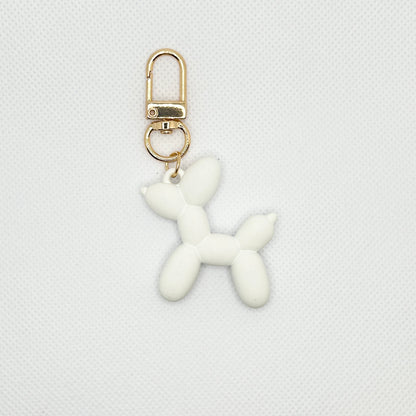 Ballonhund Schlüsselanhänger Bunt. Lustiges Accessoire für Tasche, Schlüssel oder Kopfhörer