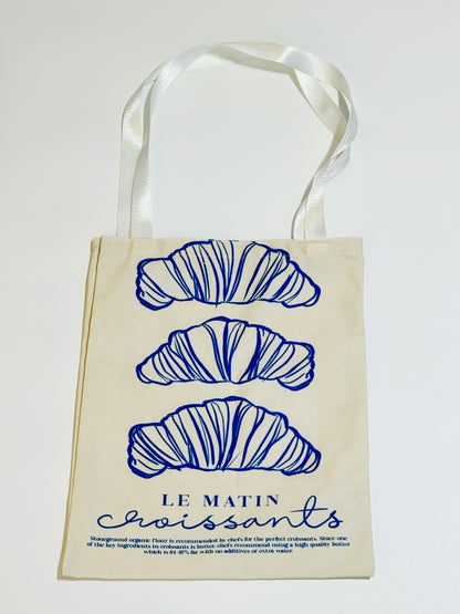 Croissant Tote Bag. LE MATIN französischer Charme im Alltag