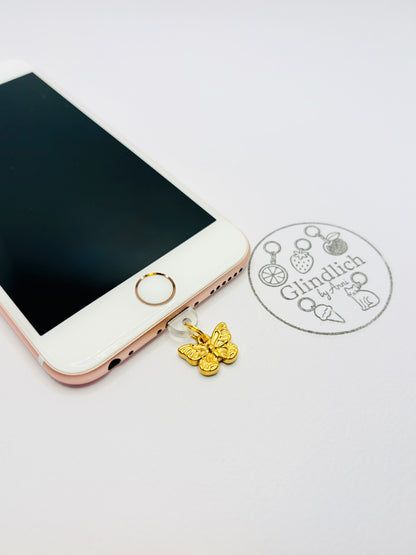 Schmetterling Charm als Natur Symbol. Eleganter Charm Anhänger für Leichtigkeitsmomente