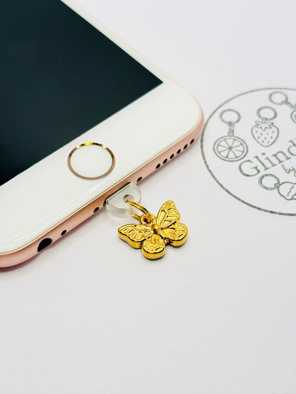 Schmetterling Charm als Natur Symbol. Eleganter Charm Anhänger für Leichtigkeitsmomente