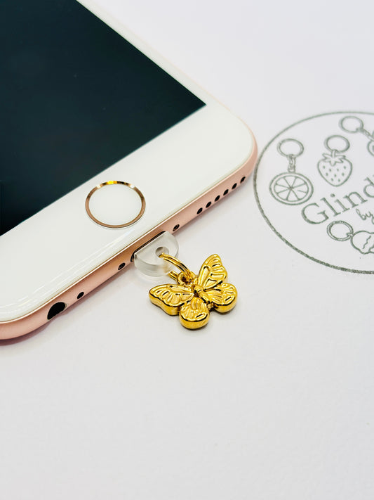 Schmetterling Charm als Natur Symbol. Eleganter Charm Anhänger für Leichtigkeitsmomente