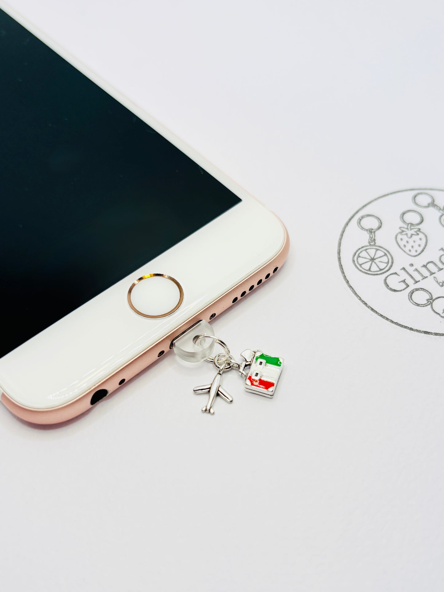 Bella Italia! Flugzeug und Koffer Charm. Für kleine Reisemomente im Alltag