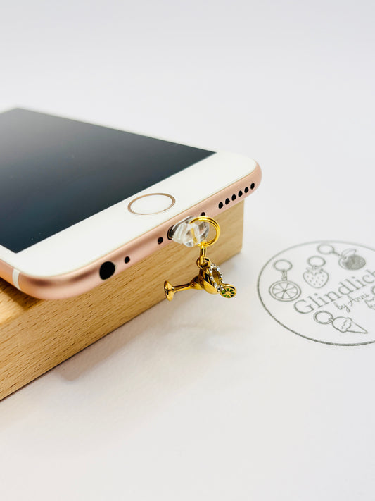 Margarita Cocktail Mini Charm. Sommer und Leichtigkeit fürs Smartphone.