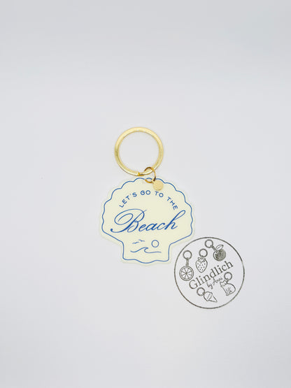 Let’s Go To The Beach Charm. Sommerlicher Anhänger für Strandmomente